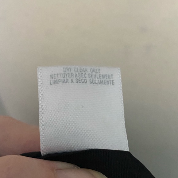 Petite Sophisticate stretch business office black midi dress skirt buckles 6 - Picture 12 of 12